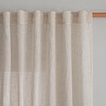 MYSKY HOME Extra Long Curtains for Living Room, Natural Linen Window Curtain by MYSKYHOME