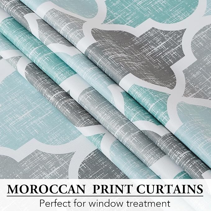 Beauoop 100% Blackout Curtains 96 Inches Long 2 Panels - Image 4