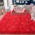 Rugs for Living Room 8x10, Soft Shaggy Modern Shag Area Rug for Bedroom by Quntue