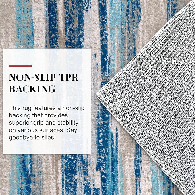 Lansny Modern Abstract Runner Rug 3x12 - Image 6