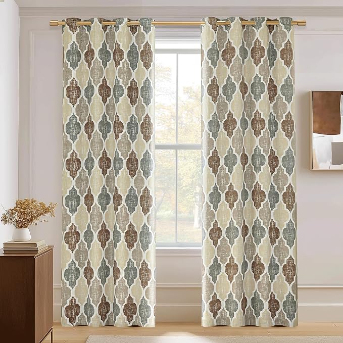 Beauoop 100% Blackout Curtains 63 Inches Long 2 Panels - Image 9