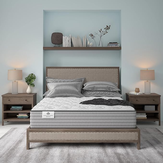 Kingsdown Passions Aspiration 14" Plush Hybrid Mattress, Twin,Tan