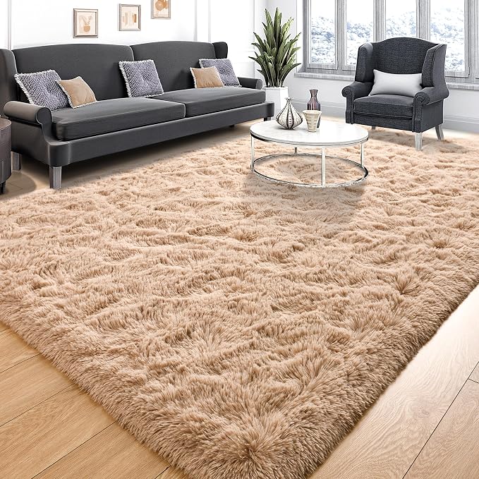 Tepook Super Soft Fluffy Rugs for Living Room, Shag 6x9 Area Rugs for Bedroom - Image 2