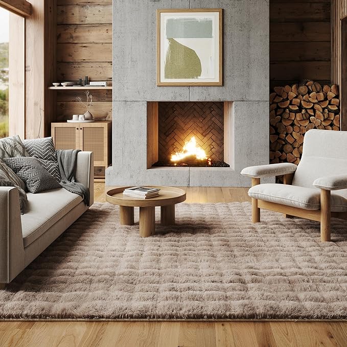 nuLOOM 3'9" x 6' Cozy Plush SuperiorWash Area Rug, Machine Washable, Soft by nuLOOM