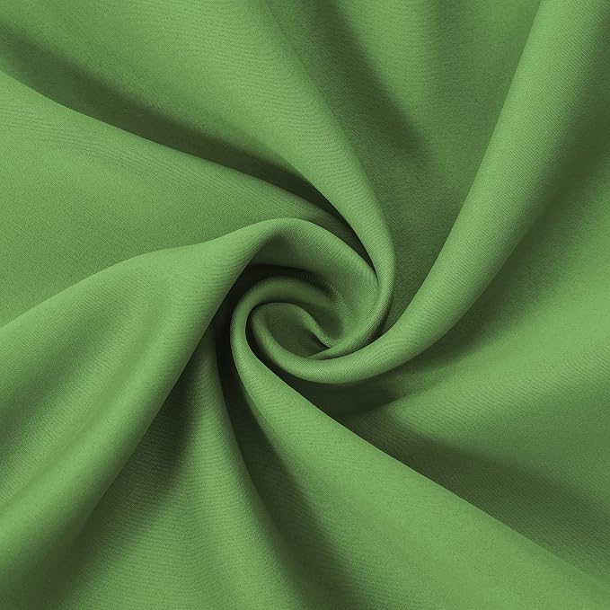 LEMOMO Blackout Curtains 66 x 95 inch/Light Green Curtains Set of 2 - Image 5