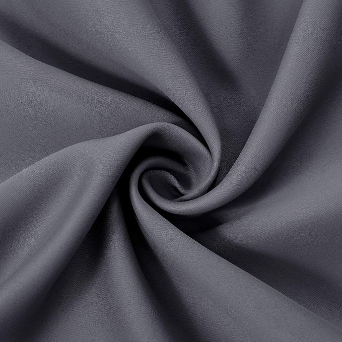 LEMOMO Grey Thermal Blackout Curtains/38 x 84 Inch/Set of 2 Panels Room - Image 5