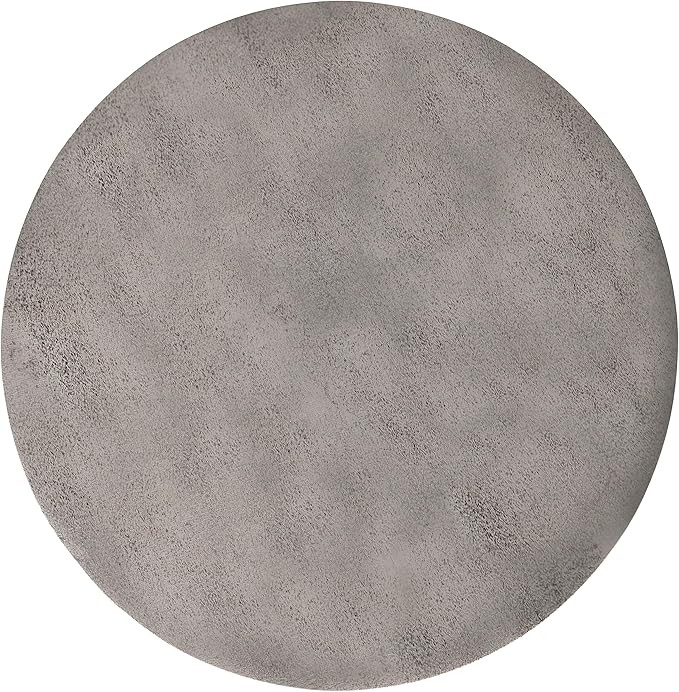 SIMPLIHOME Morris 17-inch Wide Cast Aluminum Metal Side Table in Antique Silver, Industrial Accent Table with Powder-Coated Finish for Living Room, Assembled