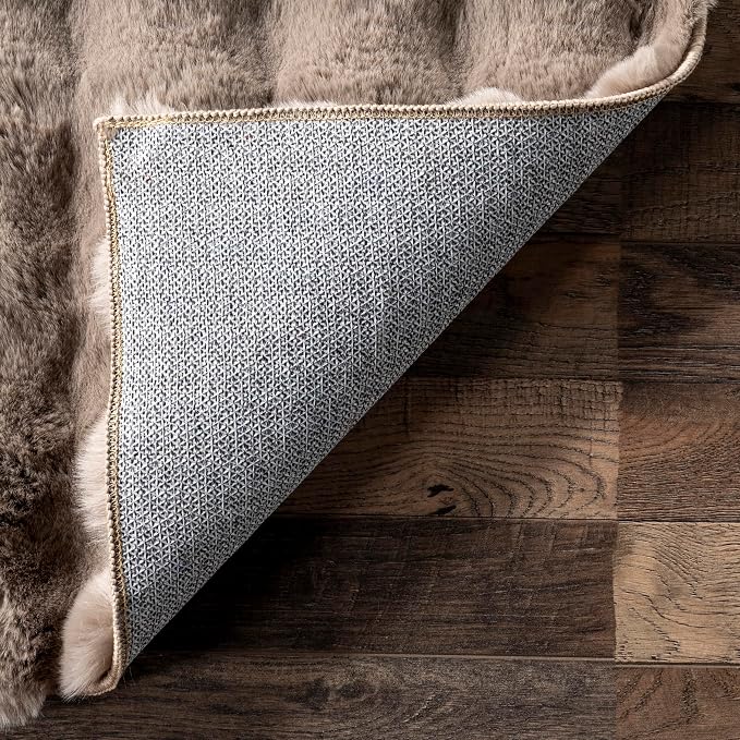nuLOOM 5' x 8' Cozy Plush Area Rug, Machine Washable, Soft Fluffy Shag Carpet - Image 4