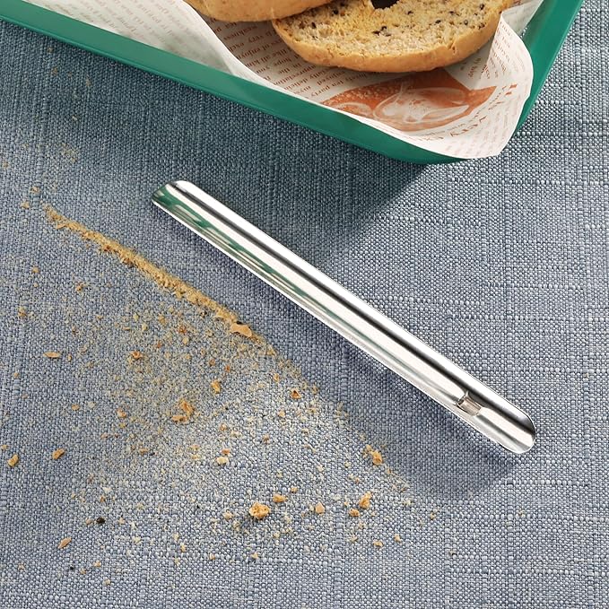 New Star Foodservice Aluminum Table Crumber, 6-Inch, Silver, 22810